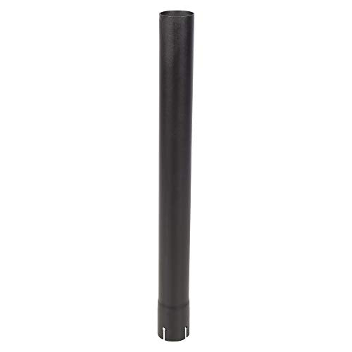 Exhaust Stack Pipe 2-1/4" x 24" Straight Black