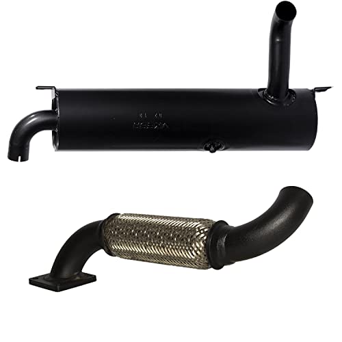 Exhaust Pipe and Muffler Suitable for BOBCAT 773 S150 S160 T190 6676728 6677371