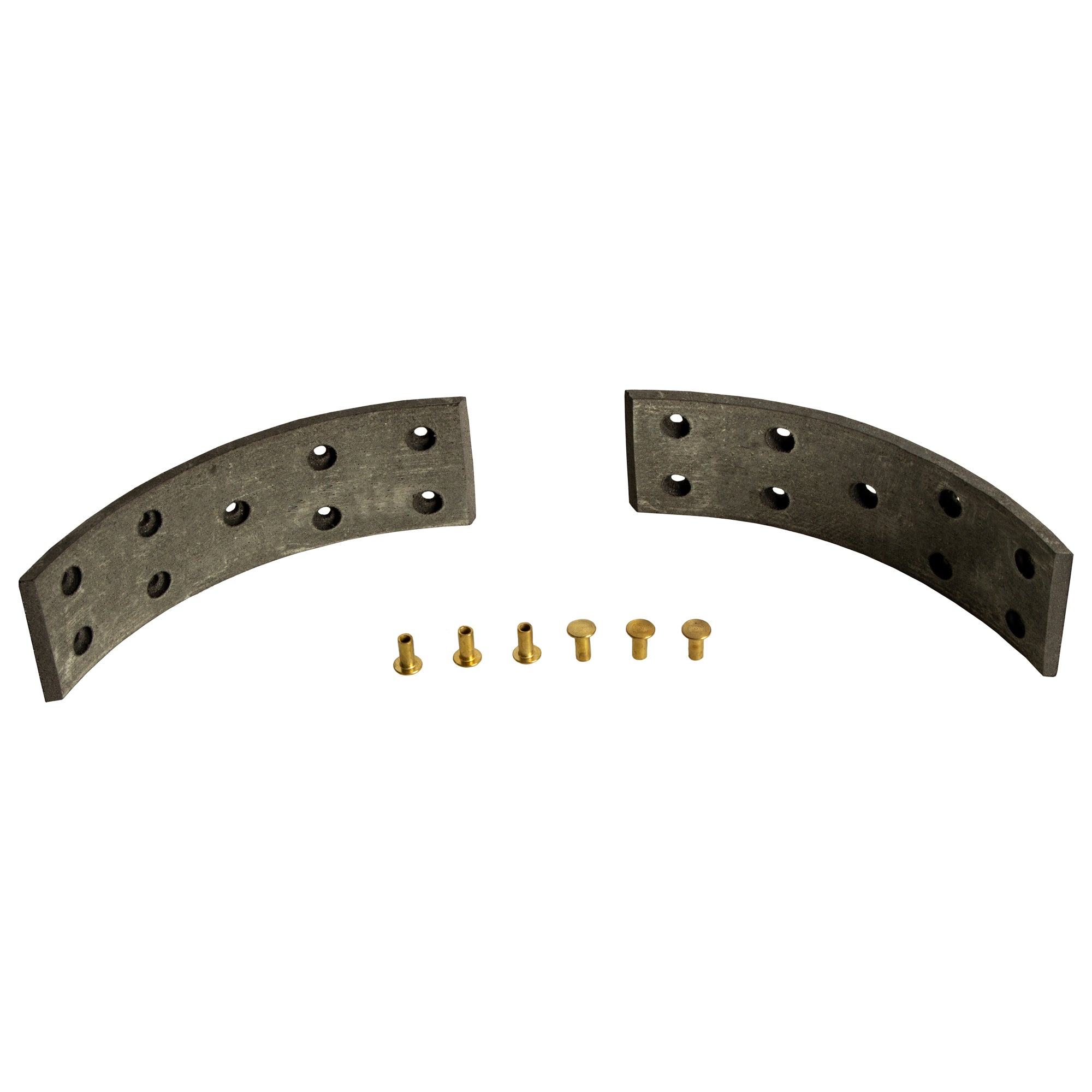 Brake Shoe Lining Kit 2 Linings w/ Rivets ALLIS CHALMERS D17 WD45 70231633