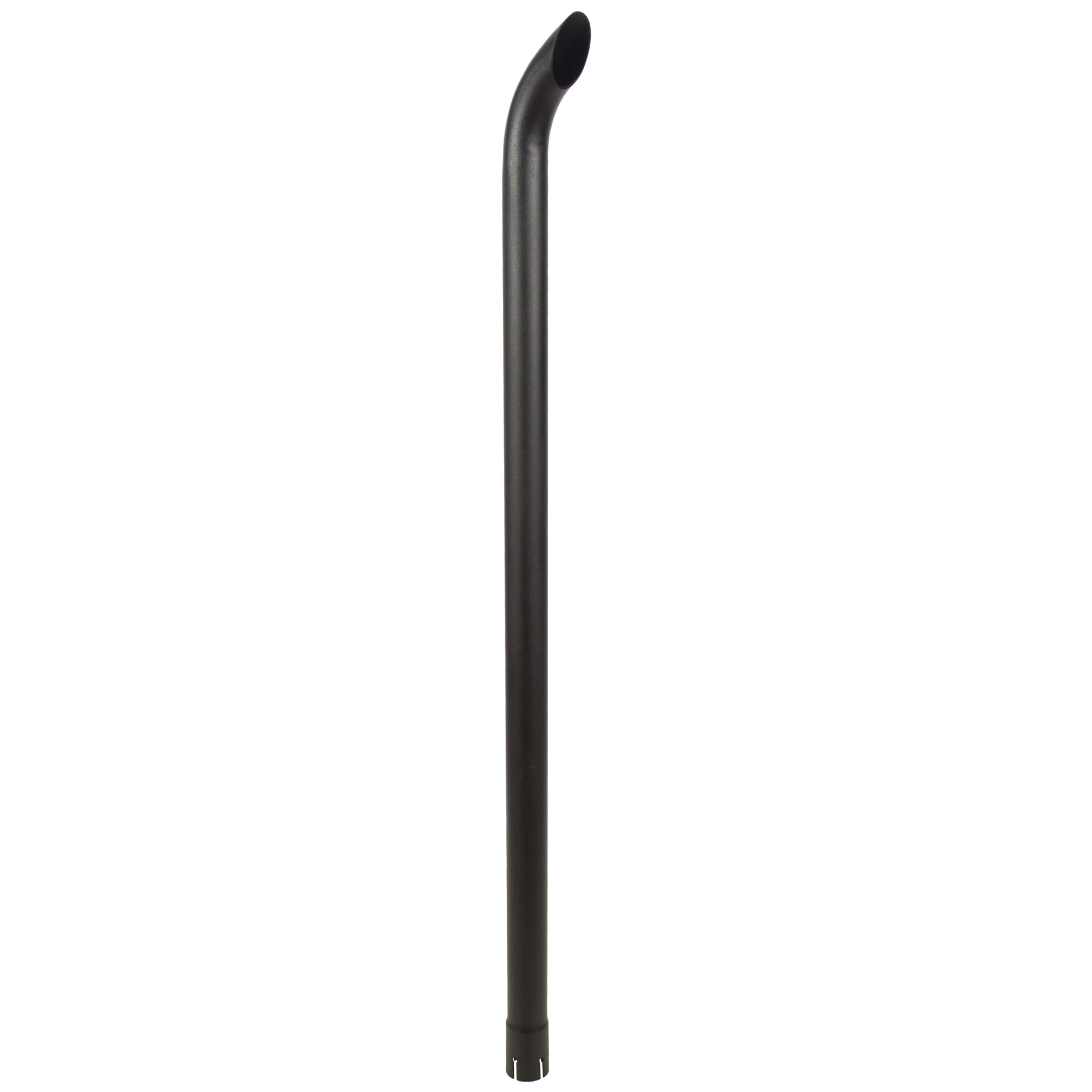 Exhaust Stack Pipe Replacement for UNIVERSAL - 1-7/8" x 48" Curved Black