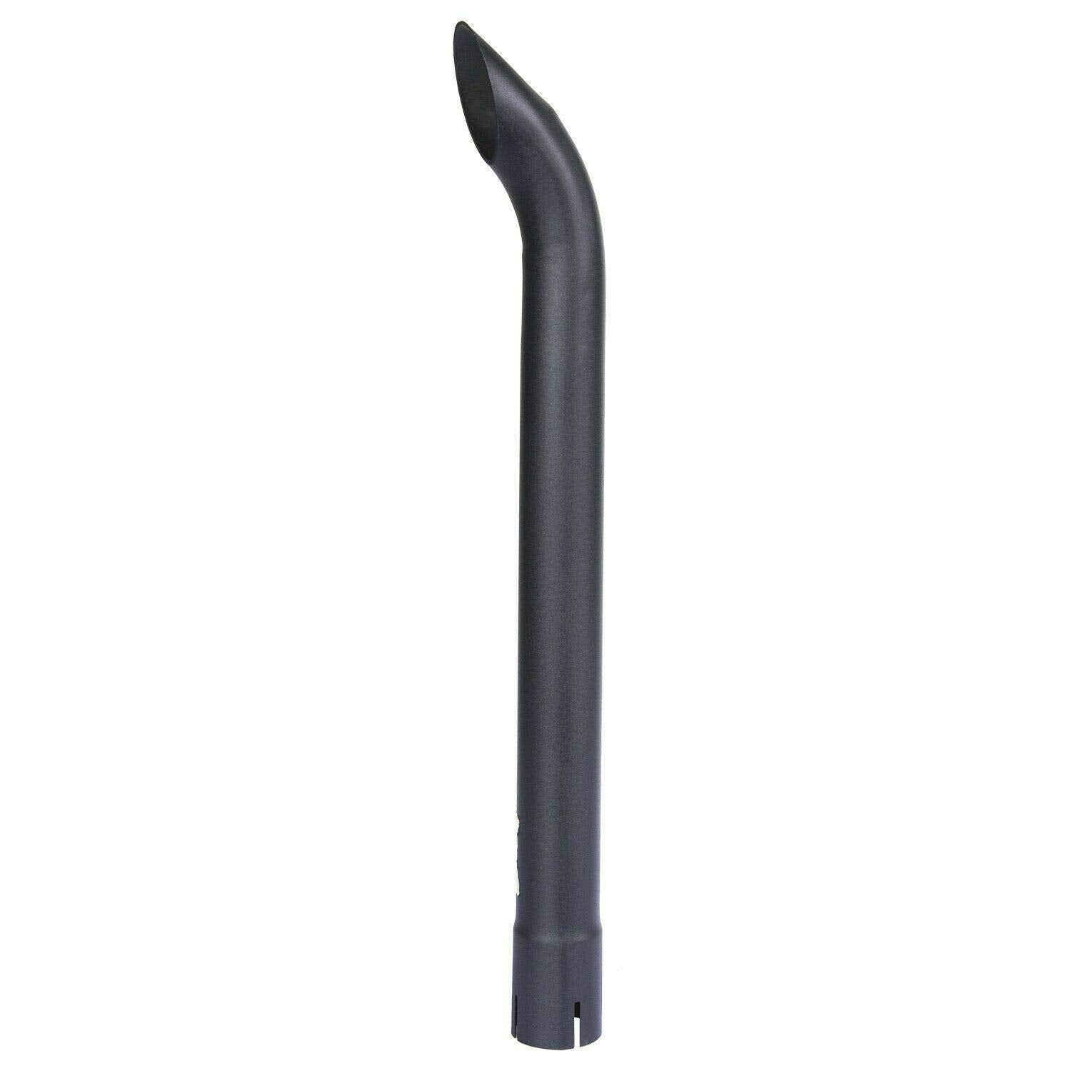 Exhaust Stack Pipe 2" x 24" Curved Black