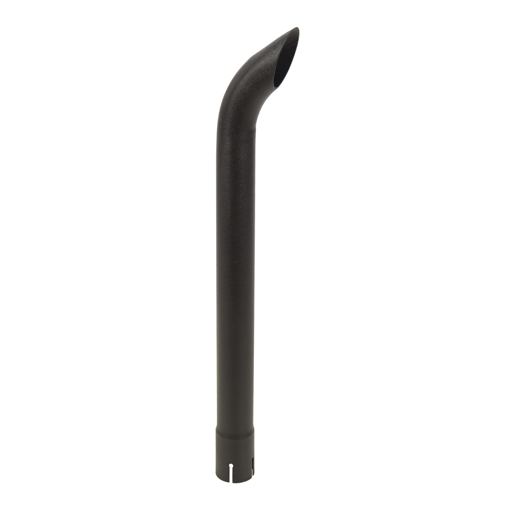 Exhaust Stack Pipe Replacement for UNIVERSAL - 1-7/8" x 24", Curved Black