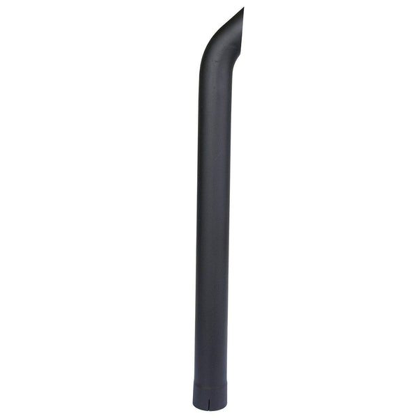 Exhaust Stack Pipe 4" x 48" Curved Black