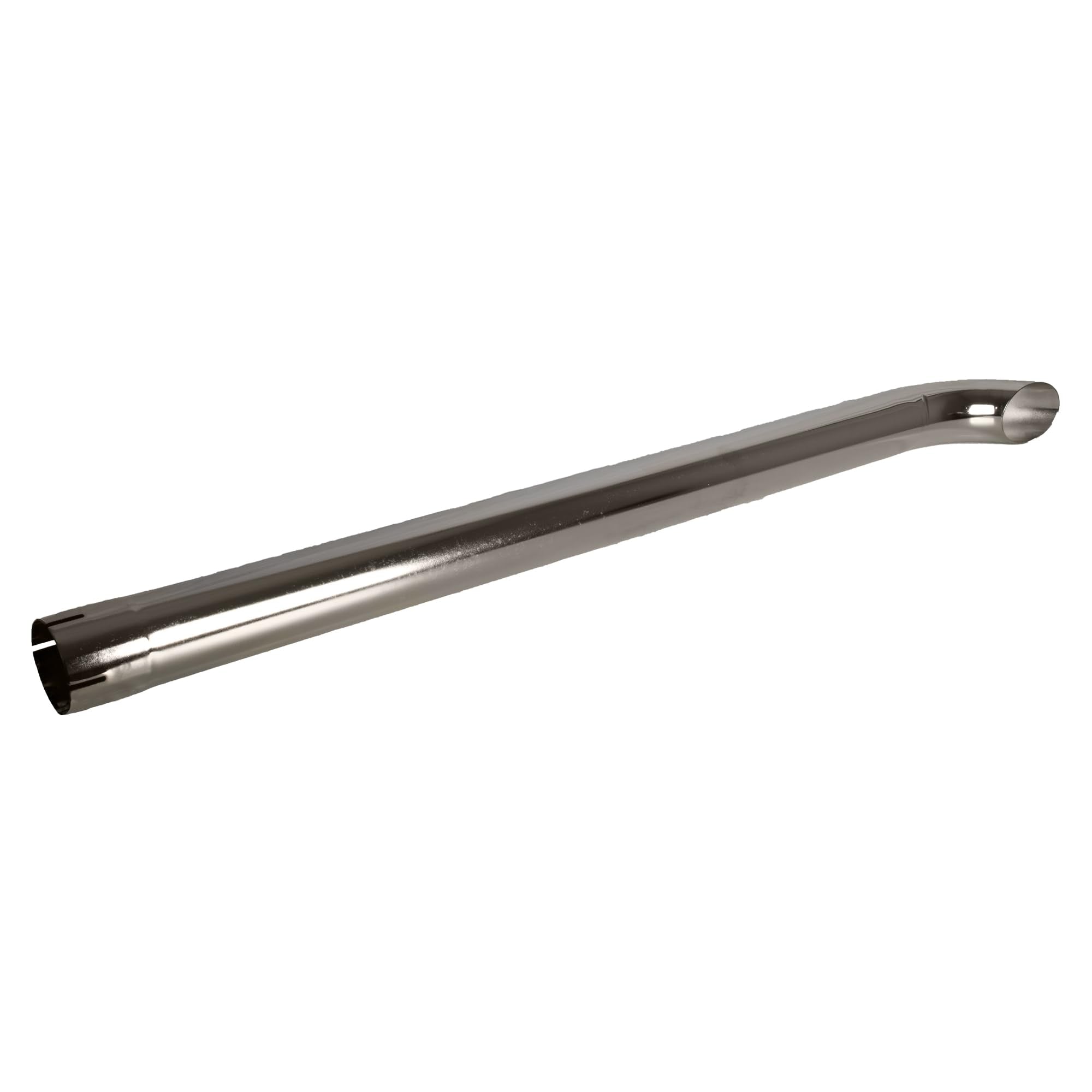 Bended End Exhaust Stack Pipe 3" x 48" Curved Chrome for JOHN DEERE 146520C2