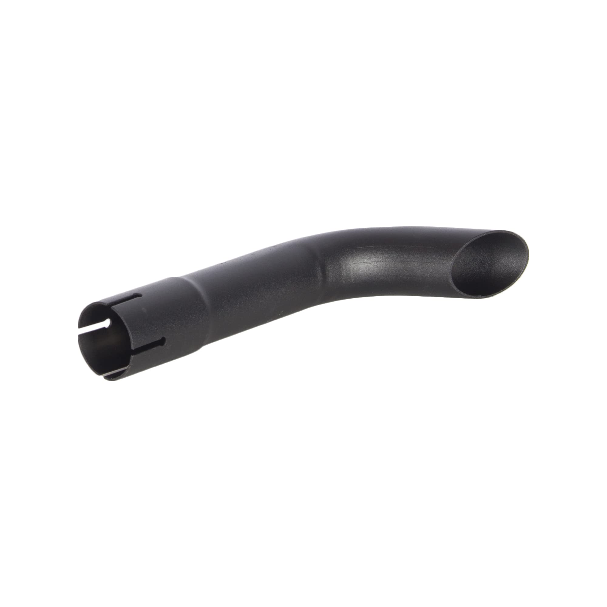 Exhaust Stack Pipe 1-3/4" x 12" Curved Black