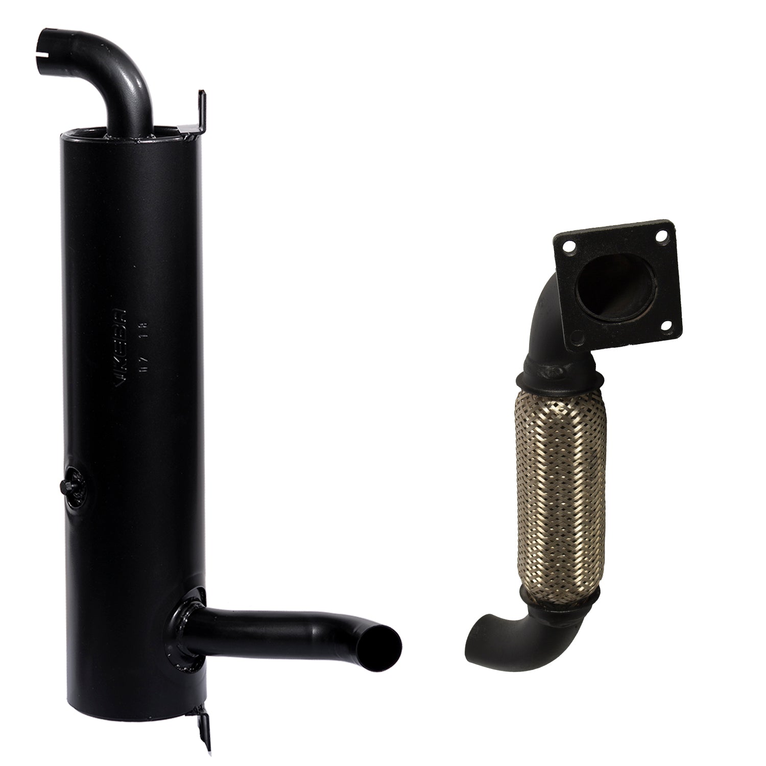 Exhaust Pipe and Muffler Suitable for BOBCAT 773 S150 S160 T190 6676728 6677371