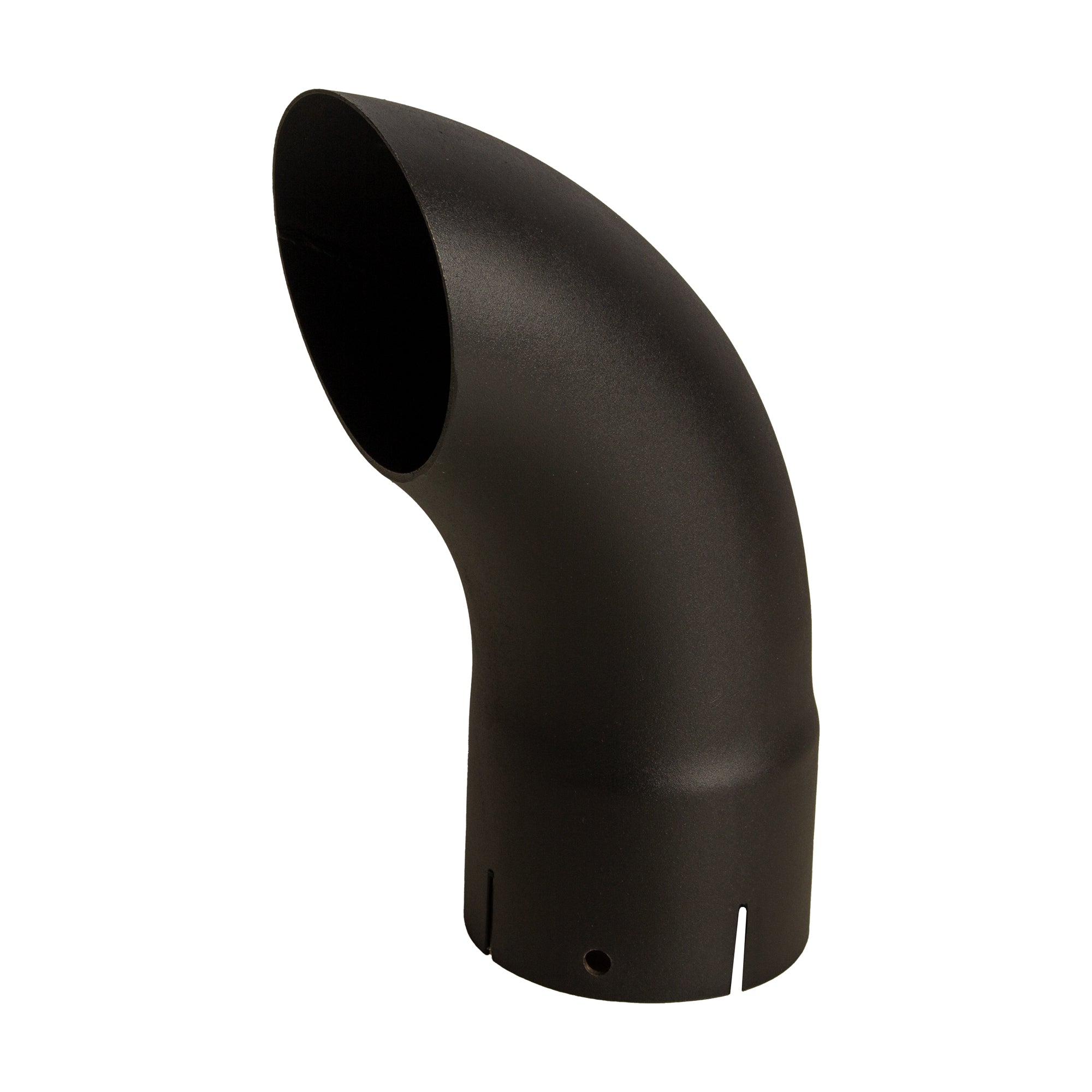 Exhaust Pipe Replacement for UNIVERSAL Bended End Pipe Black 3-15/16" x 11.14"