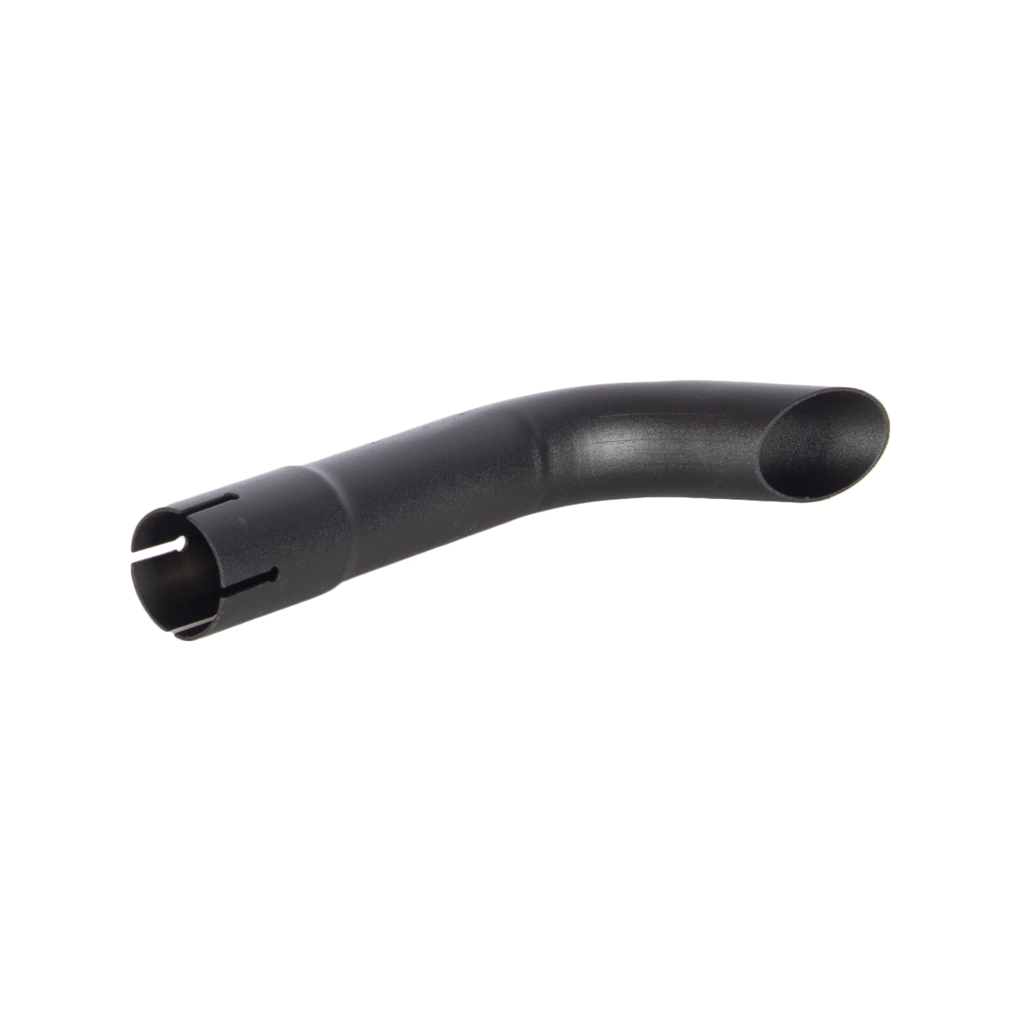 Exhaust Stack Pipe 1-3/4" x 12" Curved Black