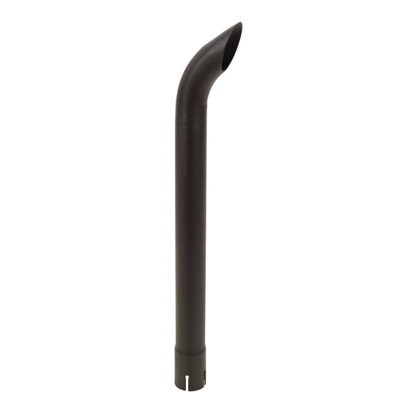 Exhaust Stack Pipe Replacement for UNIVERSAL - 1-7/8" x 24", Curved Black