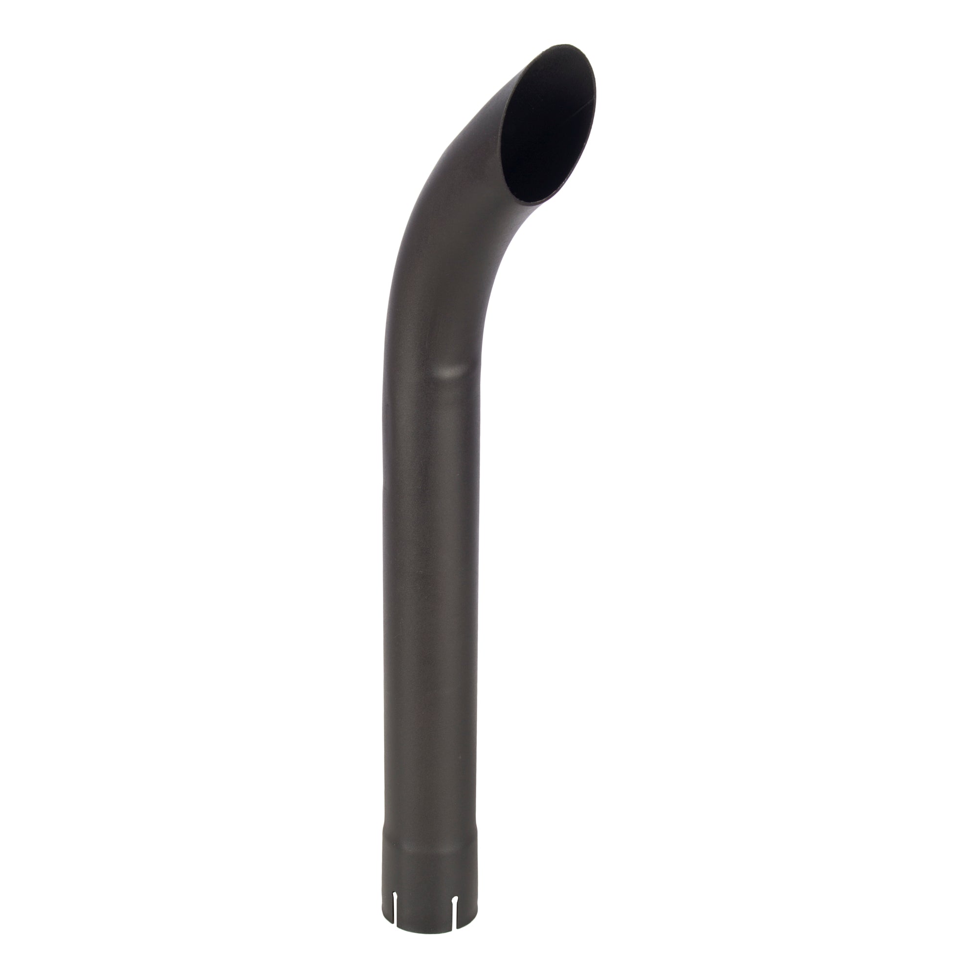 Exhaust Stack Pipe Replacement UNIVERSAL 2-1/2" x 24" Curved Black