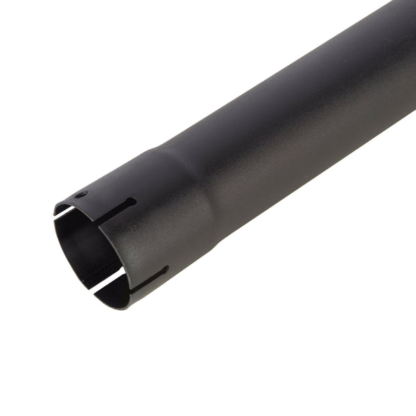 Exhaust Stack Pipe Replacement UNIVERSAL 2-1/2" x 24" Curved Black