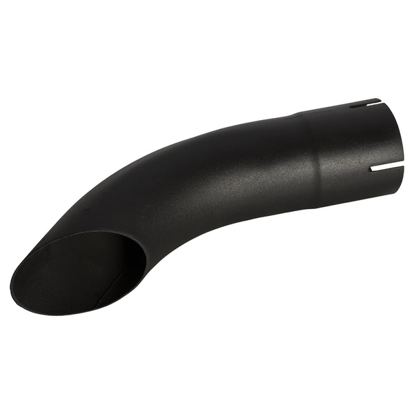 Exhaust Stack Pipe Replacement for UNIVERSAL - 3" x 12", Curved Black