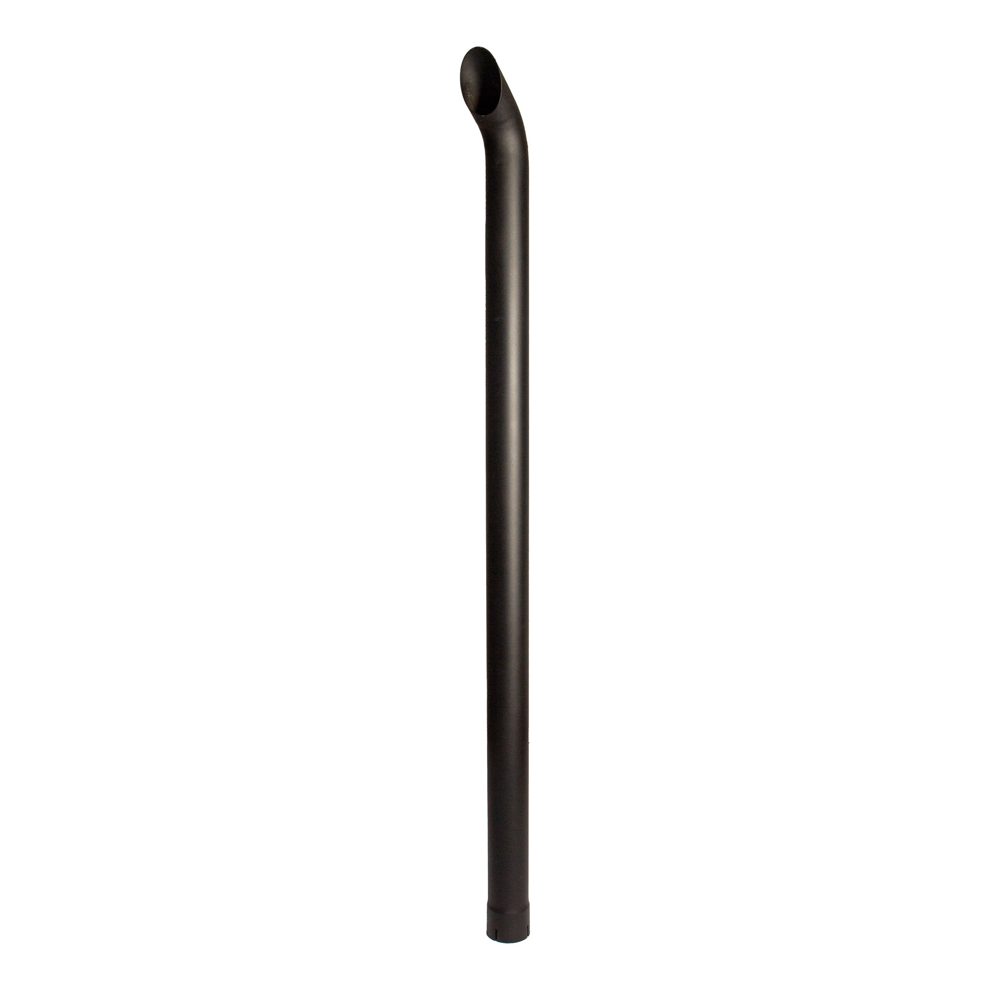 Exhaust Pipe Replacement for UNIVERSAL 3-1/2"x 72", Curved Black