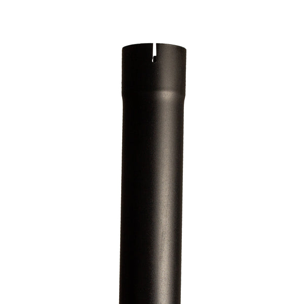 Exhaust Pipe Replacement for UNIVERSAL 3-1/2"x 72", Curved Black