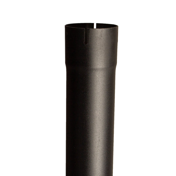 Exhaust Pipe Replacement for UNIVERSAL 3-1/2"x 72", Curved Black