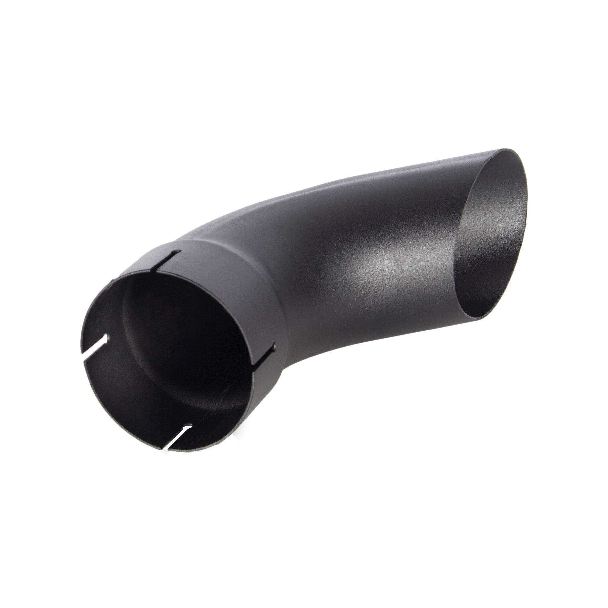 Exhaust Stack Pipe Replacement for UNIVERSAL - 4" x 12", Curved Black