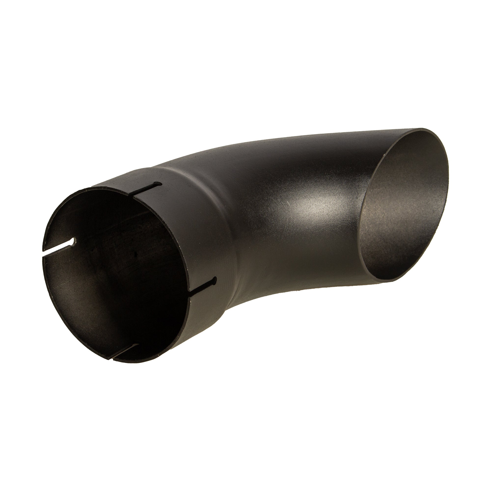 Universal Exhaust Stack Bended End Pipe Curved Black 4-1/2" x 12" for Tractors