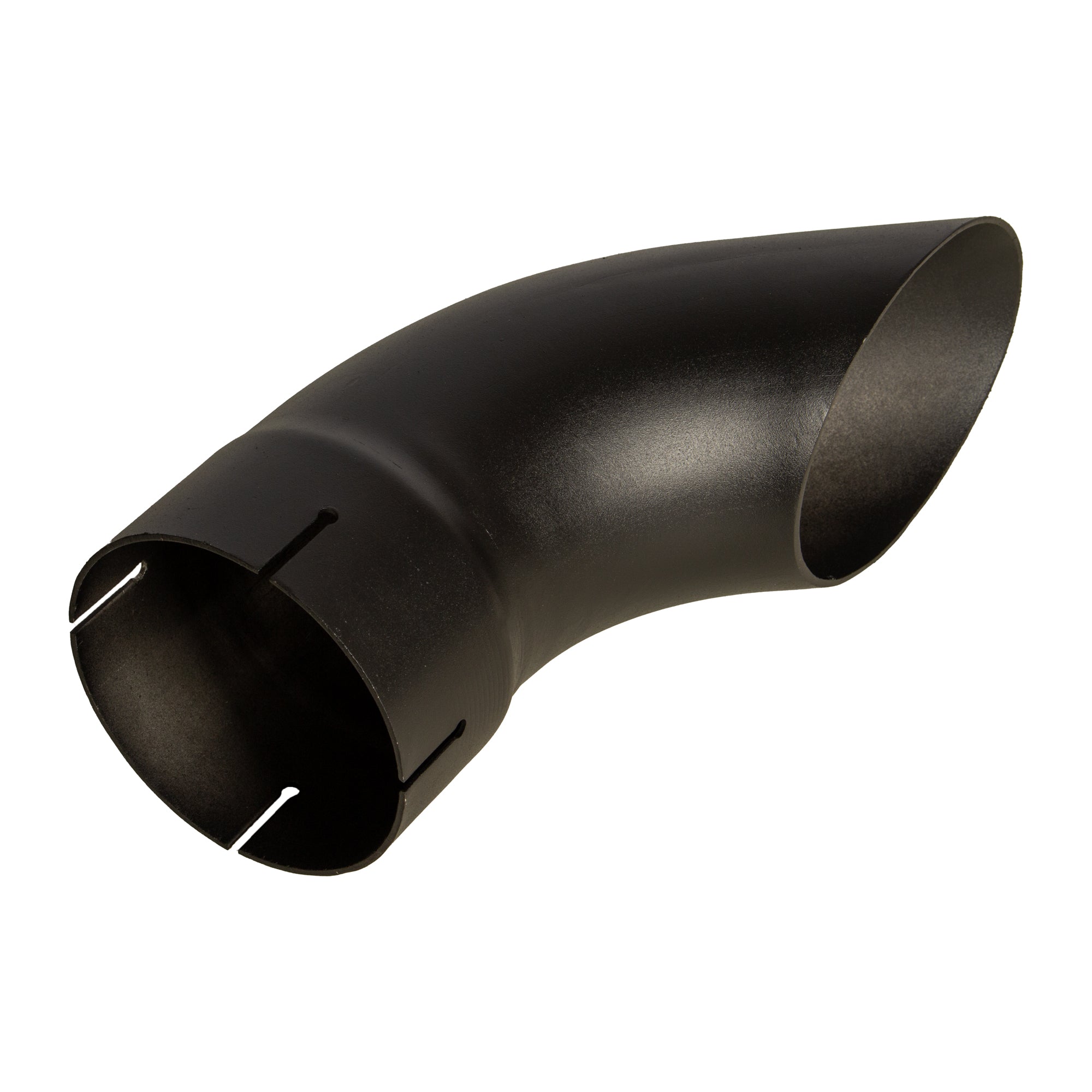 Universal Exhaust Stack Bended End Pipe Curved Black 4-1/2" x 12" for Tractors