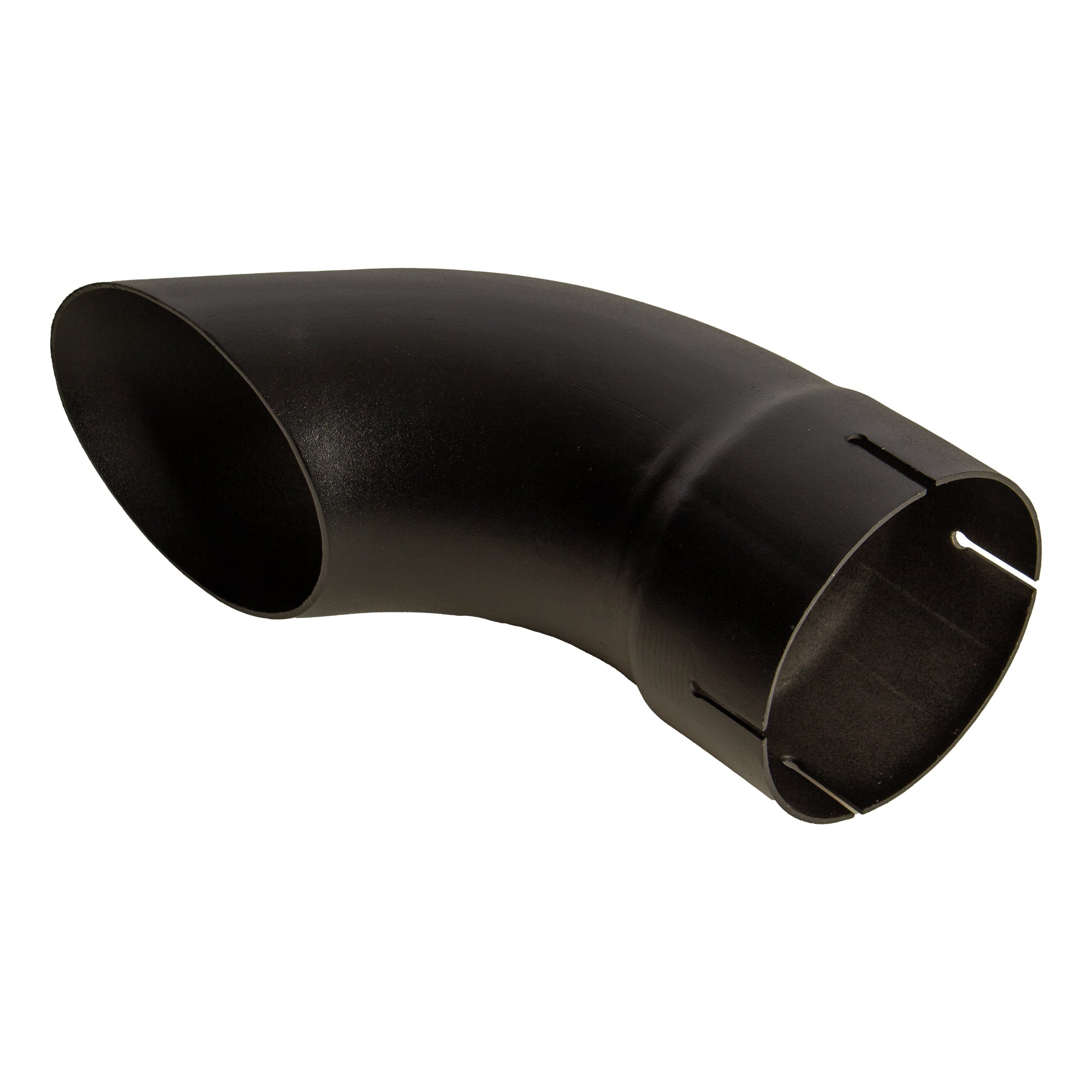 Universal Exhaust Stack Bended End Pipe Curved Black 4-1/2" x 12" for Tractors