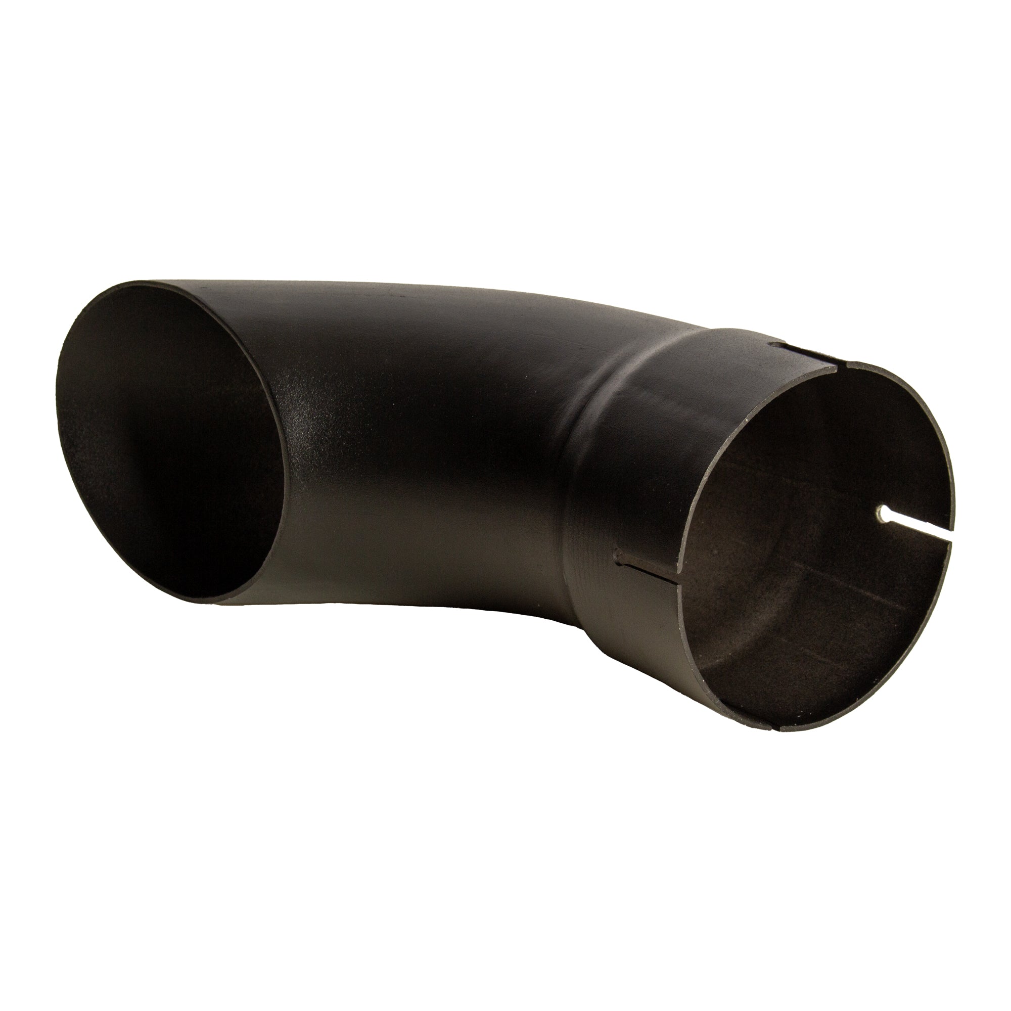 Universal Exhaust Stack Bended End Pipe Curved Black 4-1/2" x 12" for Tractors