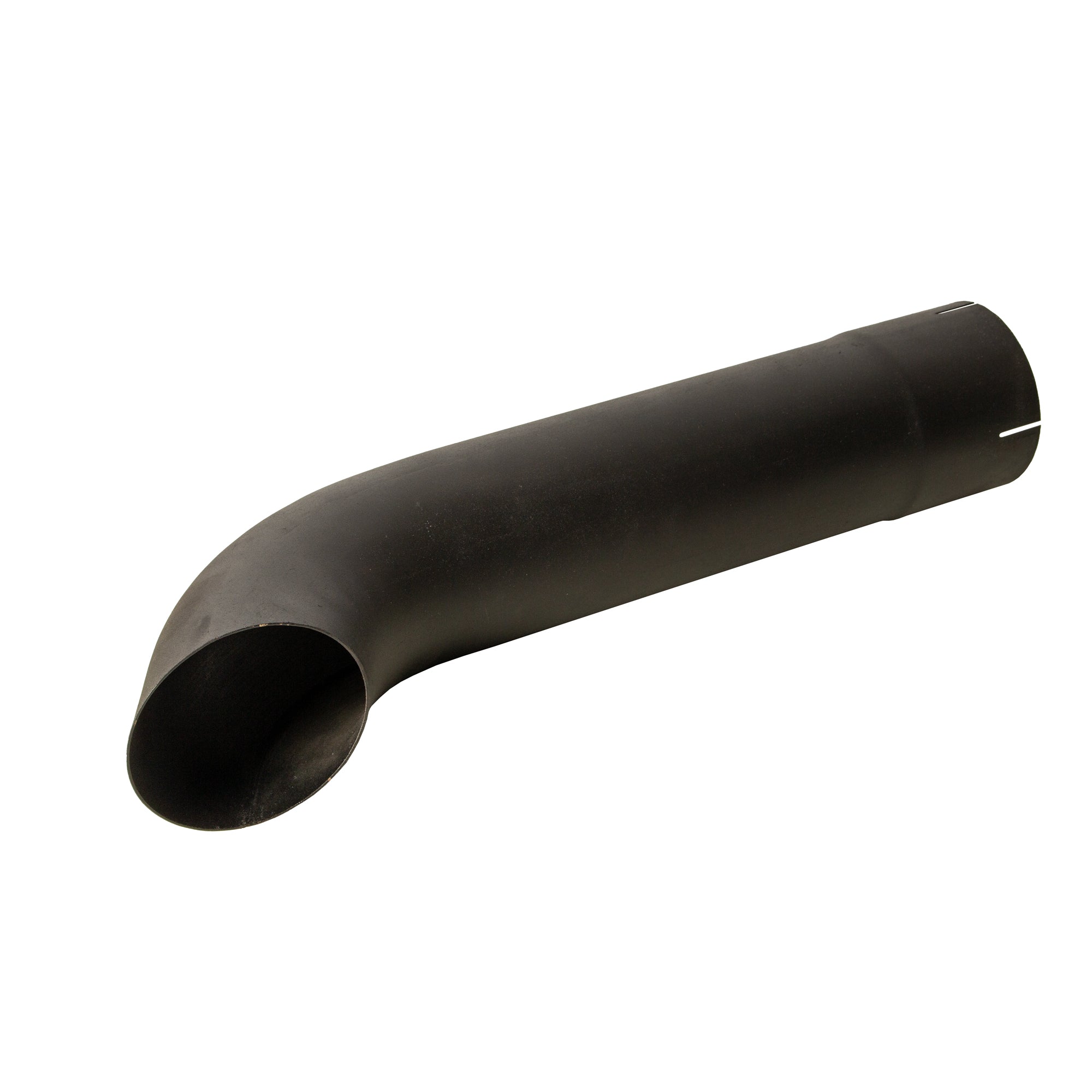 Exhaust Stack Pipe Fits Universal -4-1/2" x 24" Bended End Pipe Black