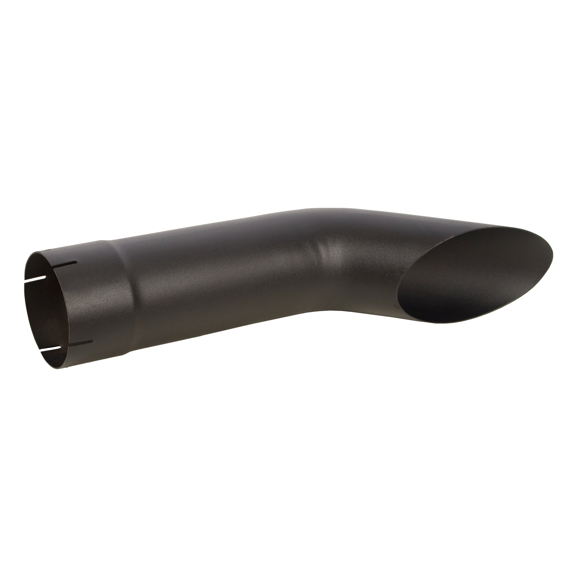 Exhaust Stack Pipe Replacement for UNIVERSAL - 5" x 24", Curved Black