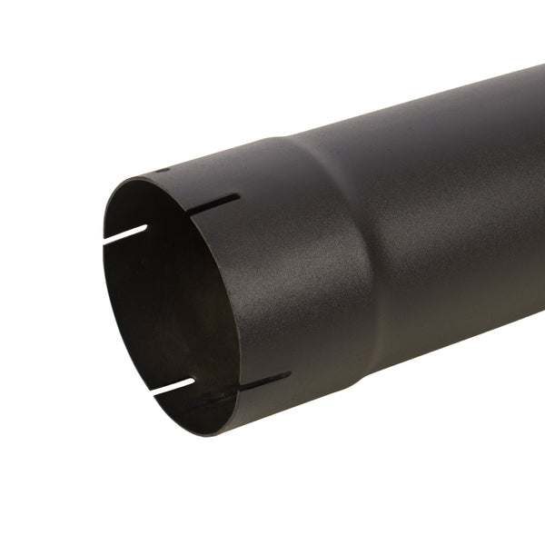 Exhaust Stack Pipe Replacement for UNIVERSAL - 5" x 24", Curved Black