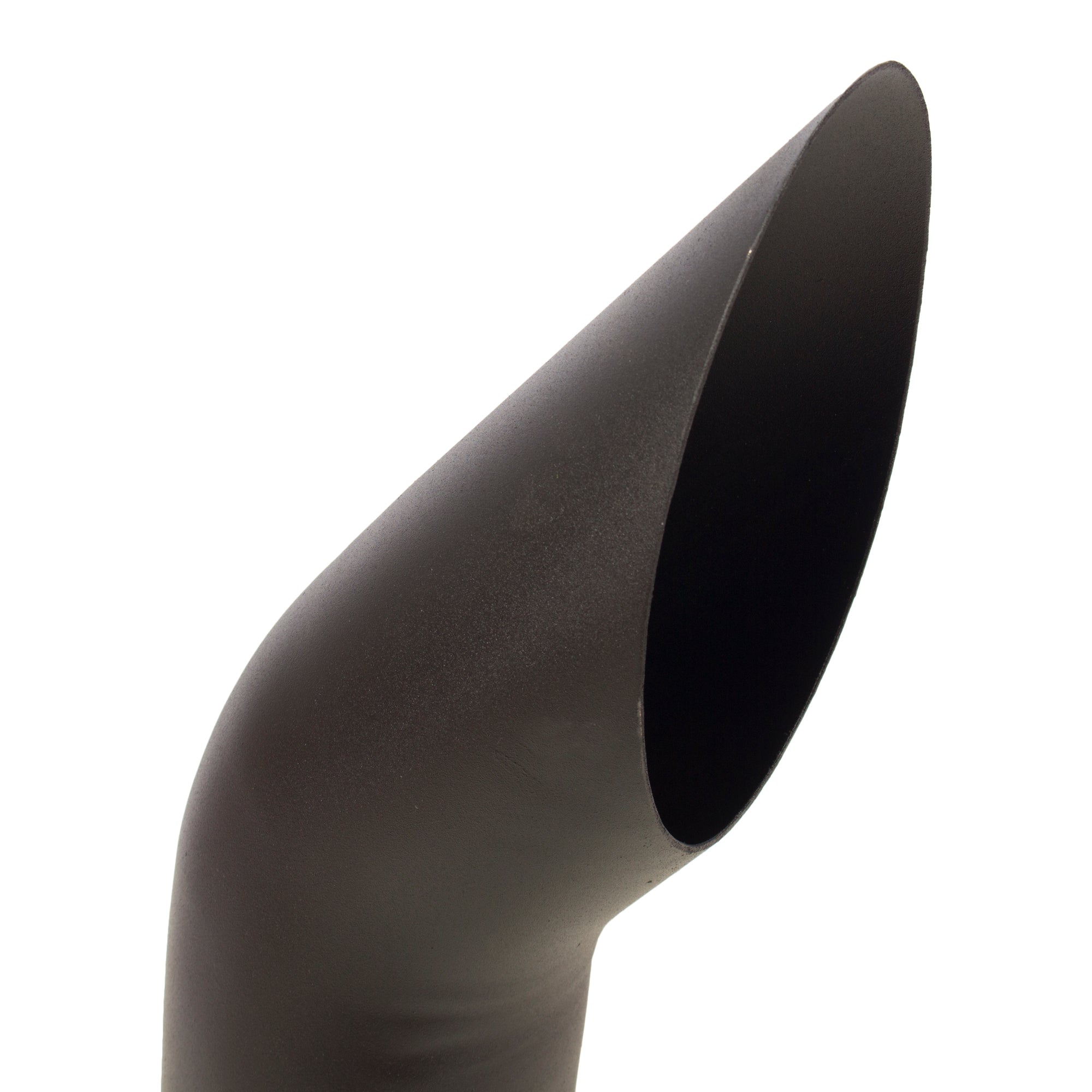 Exhaust Stack Pipe Replacement for UNIVERSAL - 5" x 24", Curved Black