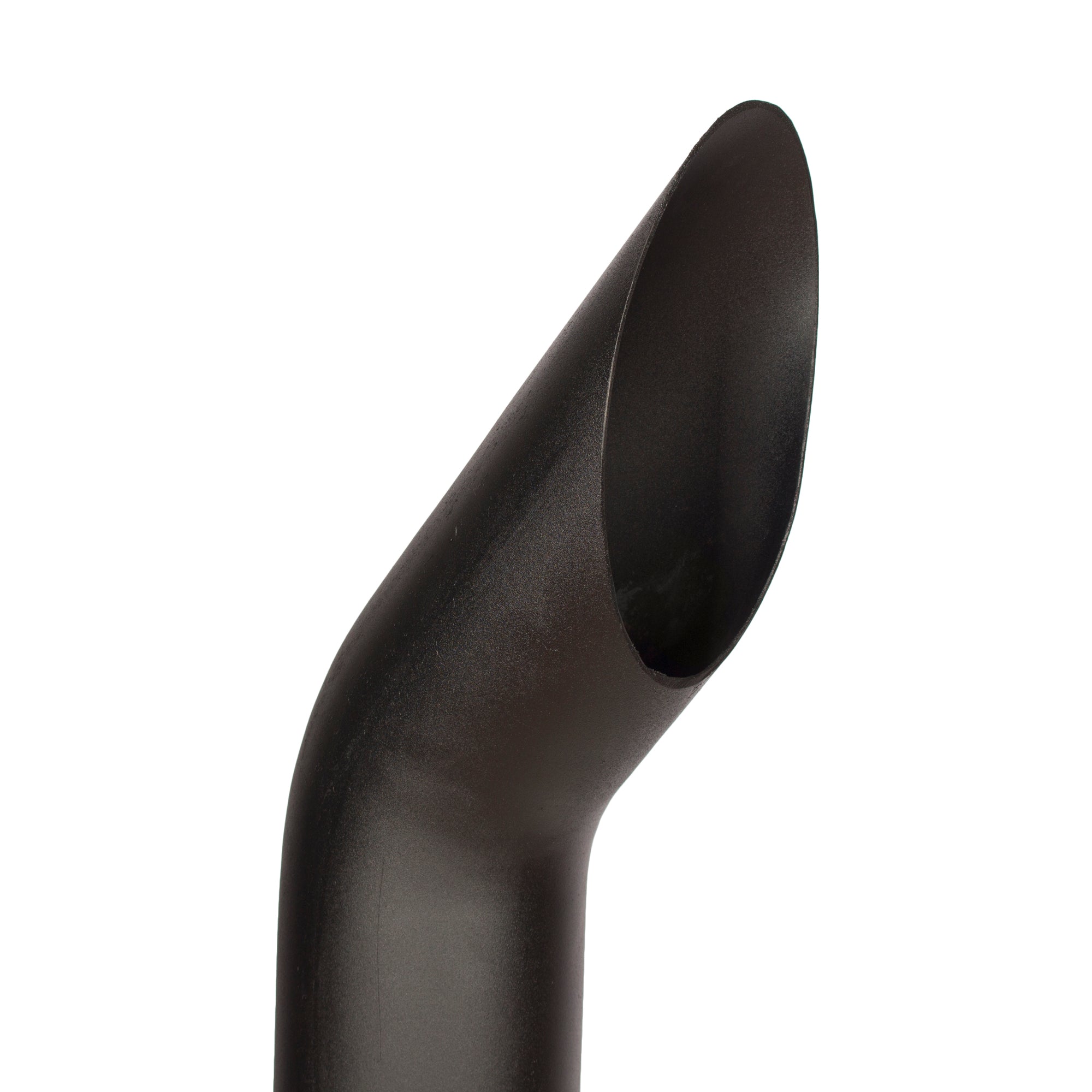 Universal Exhaust Stack Bended End Pipe Curved-Black 5" x 48" for Tractor Models