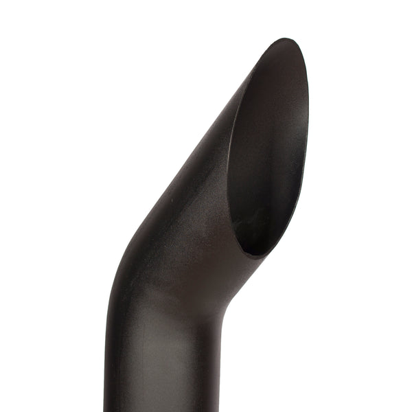 Universal Exhaust Stack Bended End Pipe Curved-Black 5" x 48" for Tractor Models