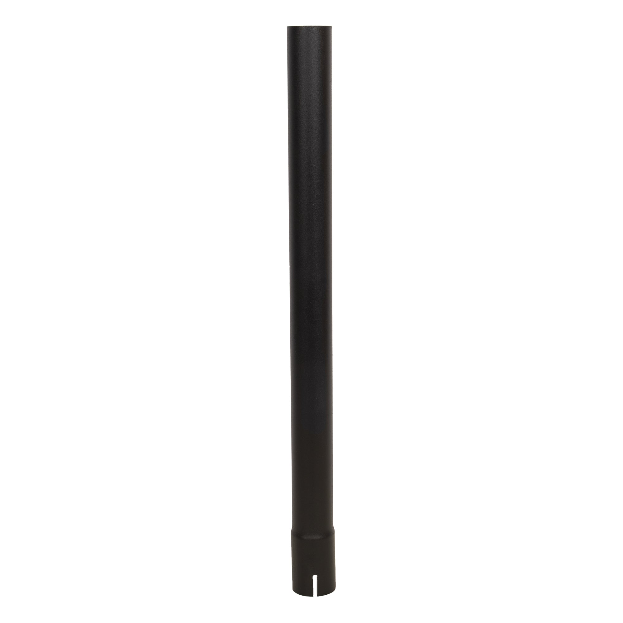 Straight End Pipe Exhaust Stack - 1-3/4" x 24" Straight Black UNIVERSAL