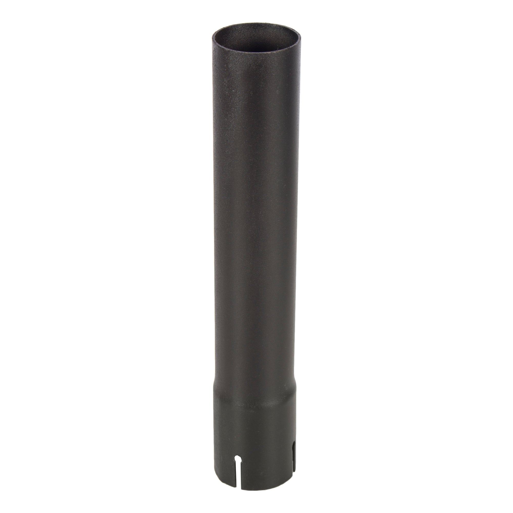Exhaust Stack Pipe 1-1/4" x 12" Black Straight End Pipe