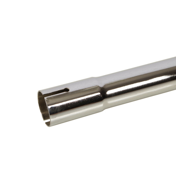 Exhaust Pipe Stack Replacement UNIVERSAL - 1-1/2" x 24", Curved Chrome