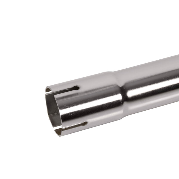 Exhaust Pipe Stack Replacement UNIVERSAL - 1-7/8" x 24", Curved Chrome