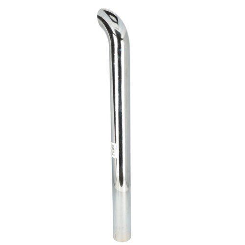 Exhaust Stack Pipe 4" x 48" Curved Chrome