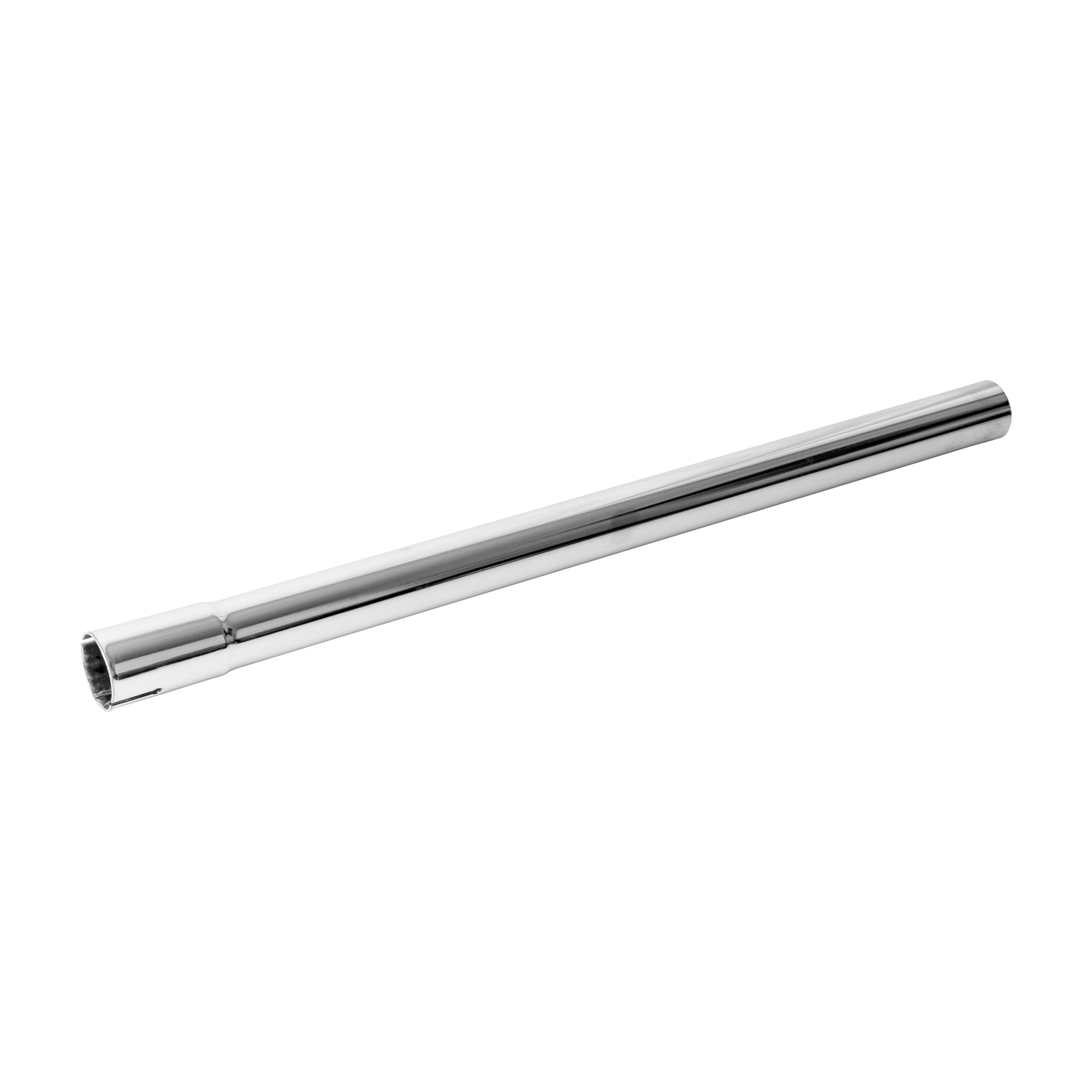Exhaust Stack Pipe Fits Universal 1-1/2" x 24" Straight End Pipe Chrome