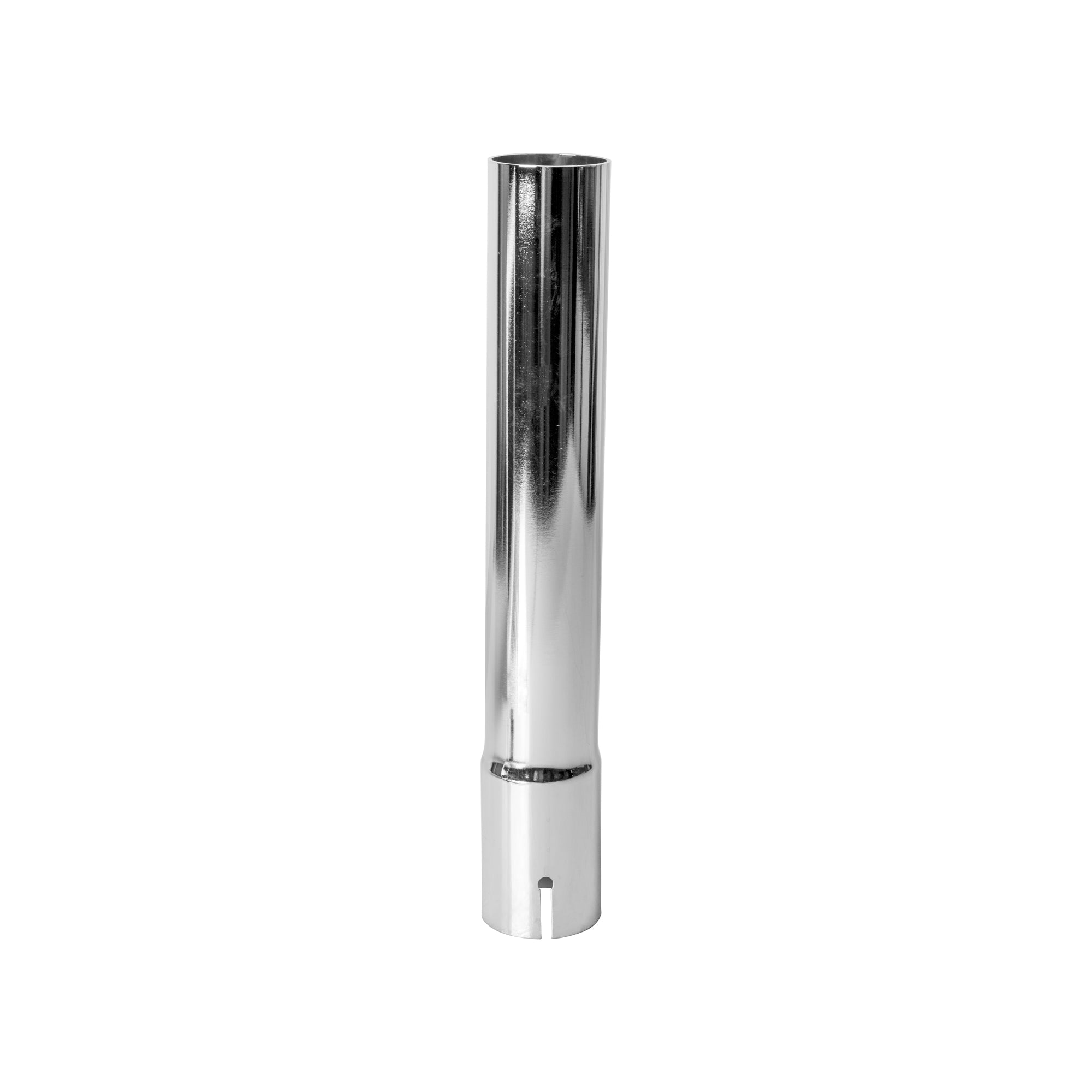 Exhaust Stack Pipe Fits Universal 1-3/4" x 12" Straight End Pipe Chrome