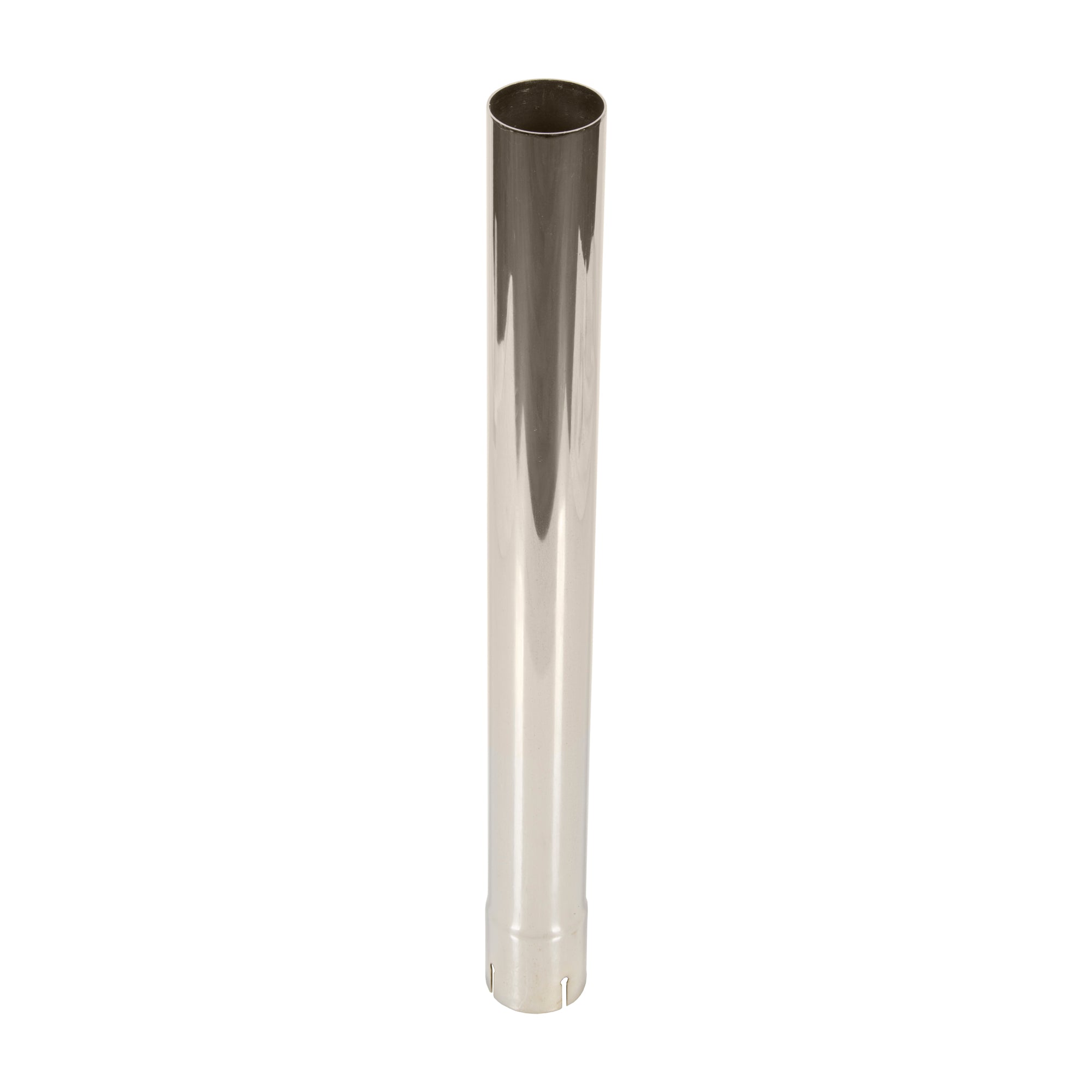 Exhaust Stack Pipe 2-3/8" x 24" Straight Chrome