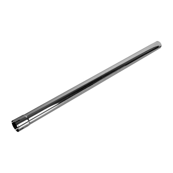 Exhaust Pipe Stack Replacement UNIVERSAL 3" x 60" Straight End Pipe Chrome