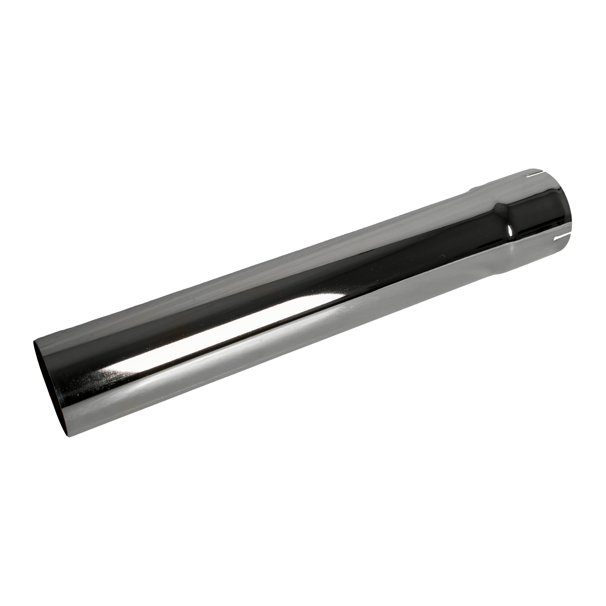 Exhaust Stack Pipe 4" x 24" Straight Chrome