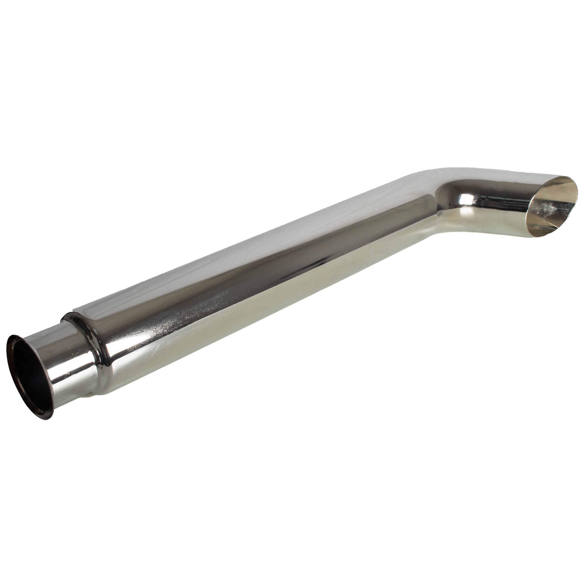 Exhaust Stack Pipe Replacement for JOHN DEERE 4320 4555 4955 Curved Chrome