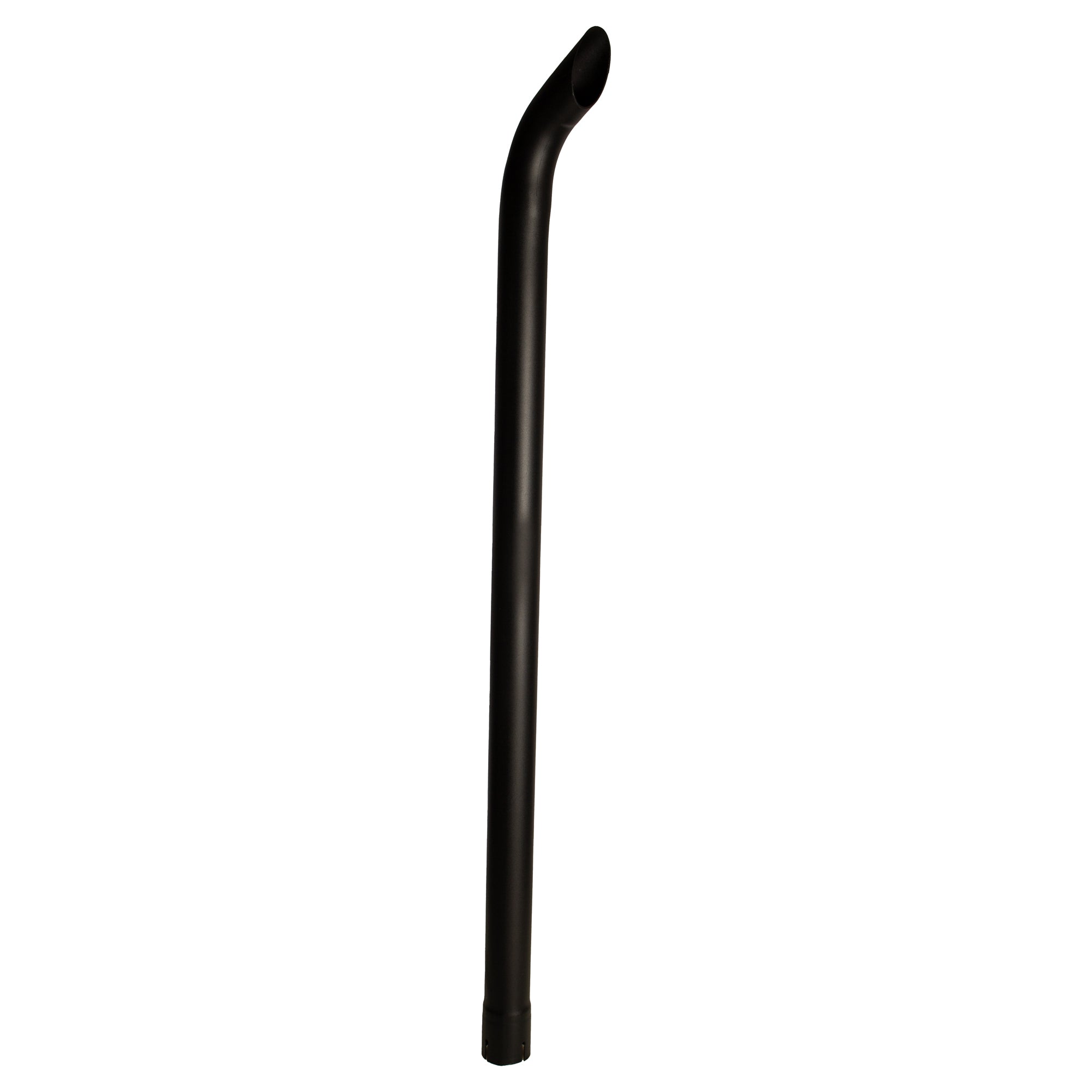 Exhaust Pipe Replacement for UNIVERSAL Bended End Pipe Black 2-1/4" x 48"