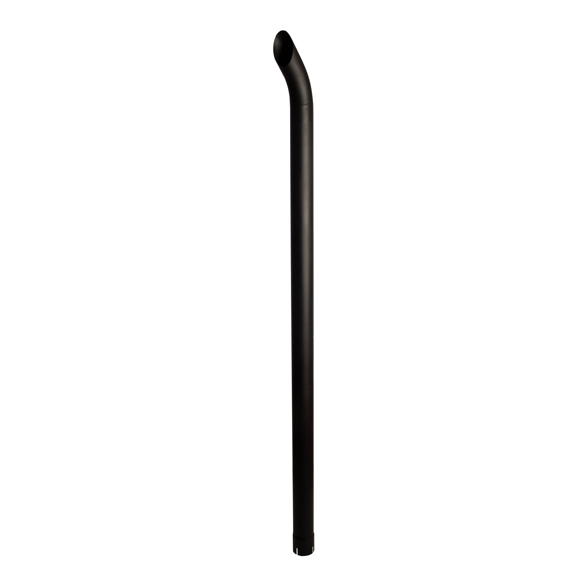 Exhaust Pipe Replacement for UNIVERSAL 3" x 72", Curved Black
