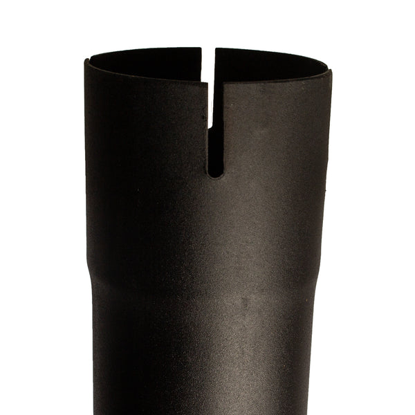 Exhaust Pipe Replacement for UNIVERSAL 3" x 84", Curved Black