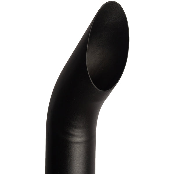 Exhaust Pipe Replacement for UNIVERSAL 3-1/2" x 60", Curved Black