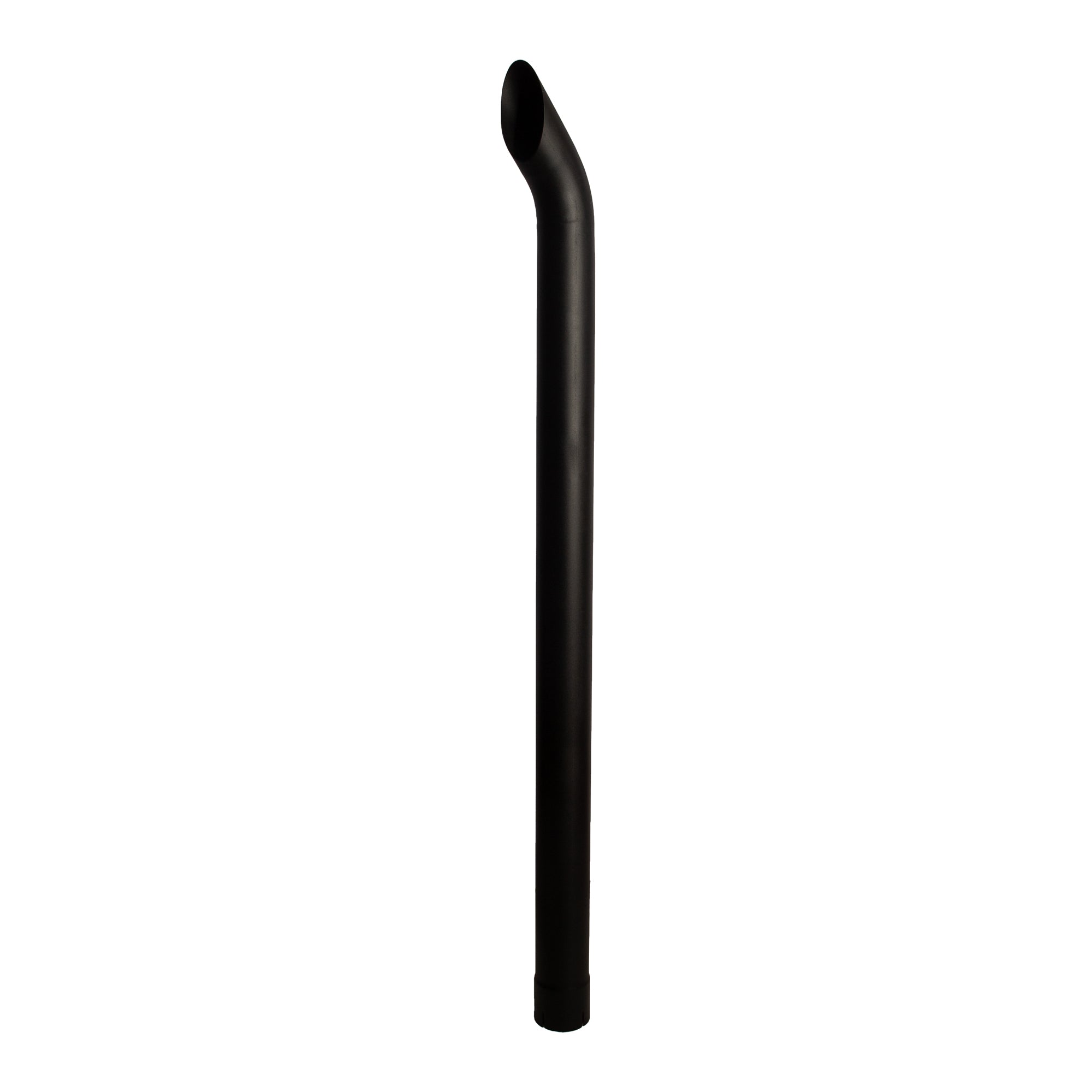 Exhaust Pipe Replacement for UNIVERSAL 3-1/2" x 60", Curved Black