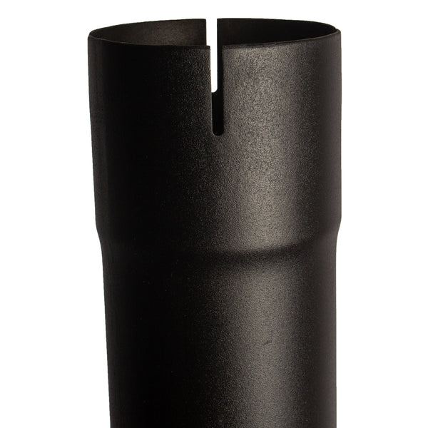 Exhaust Pipe Replacement for UNIVERSAL 3-1/2" x 60", Curved Black