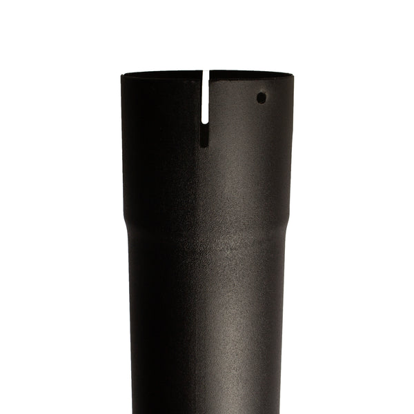 Exhaust Pipe Replacement for UNIVERSAL 3-1/2" x 84", Curved Black