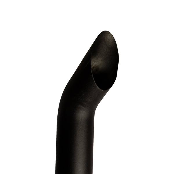 Exhaust Pipe Replacement for UNIVERSAL 3-1/2" x 84", Curved Black