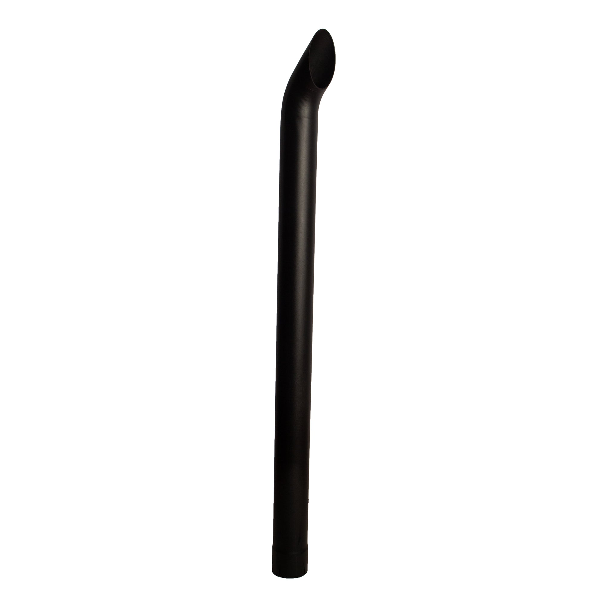 Exhaust Pipe Replacement for UNIVERSAL 4" x 60", Curved Black